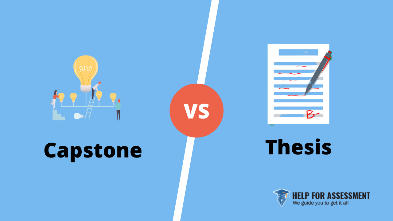 capstone vs thesis vs dissertation