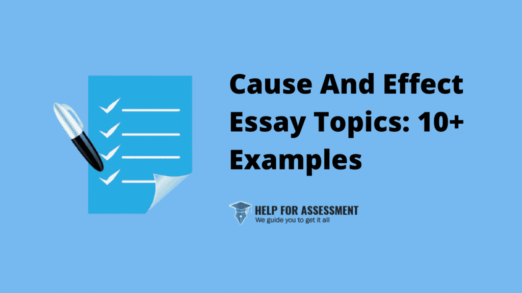 cause and effect essay topics