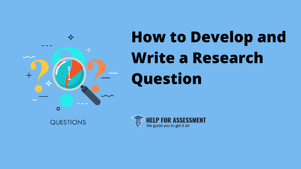 how to develop a research question