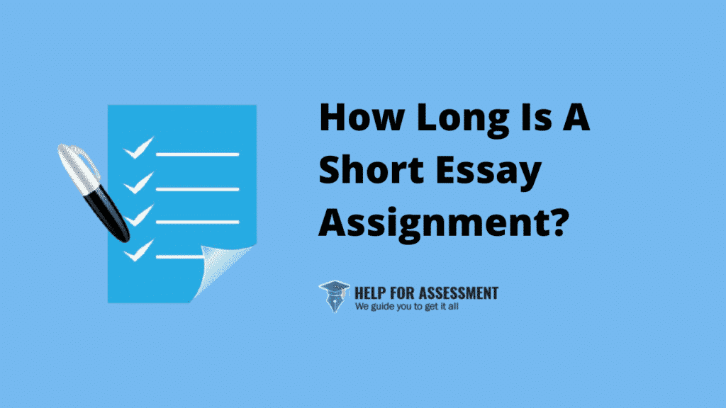 short essay is how long