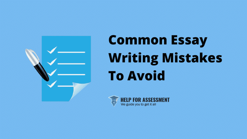 common mistakes in essay writing