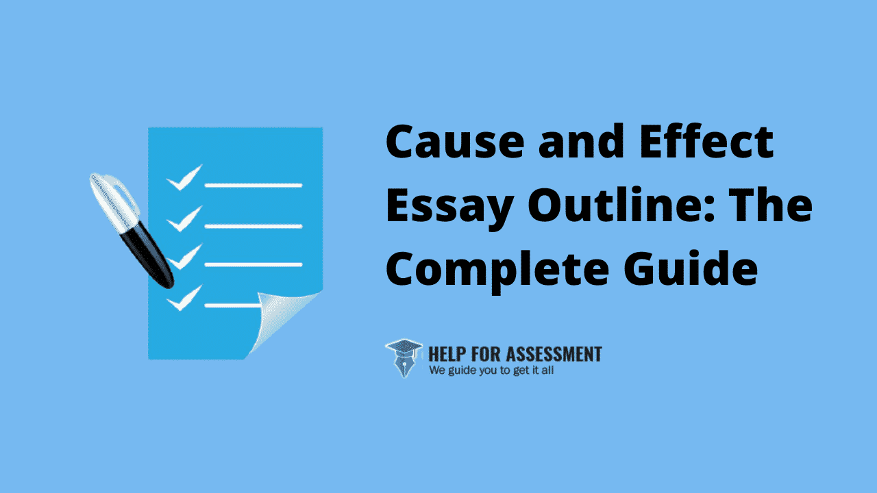 how to write a cause and effect essay outline