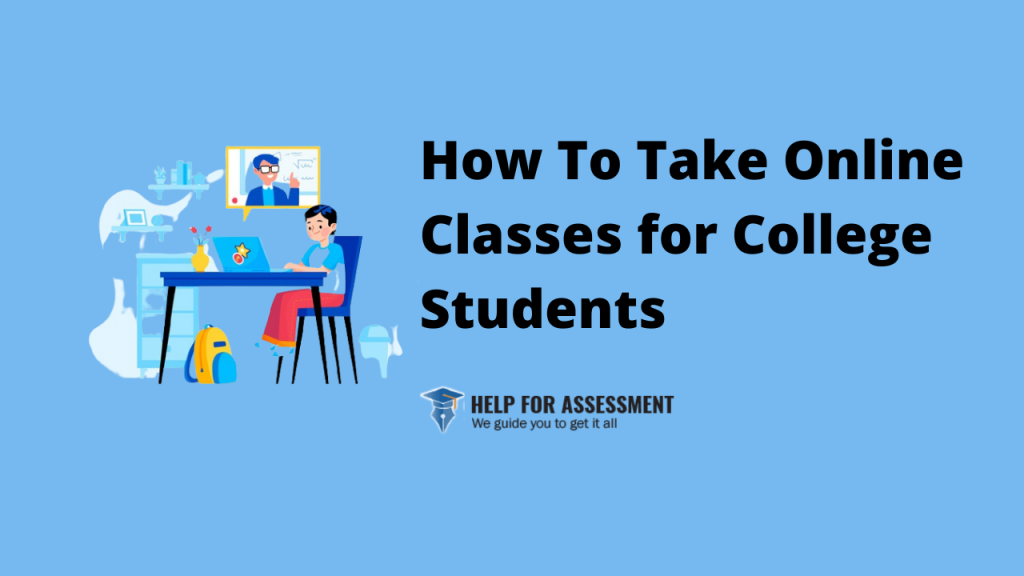 how to take online classes for college