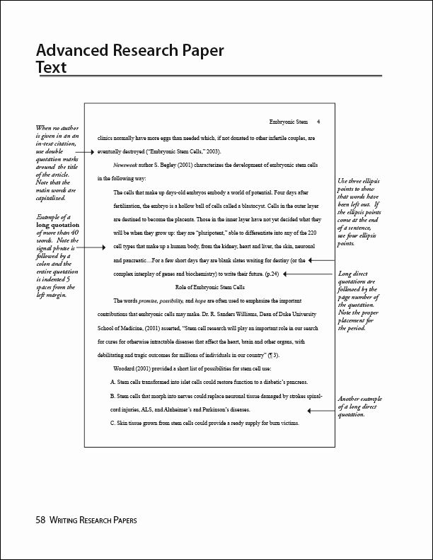 APA research paper format