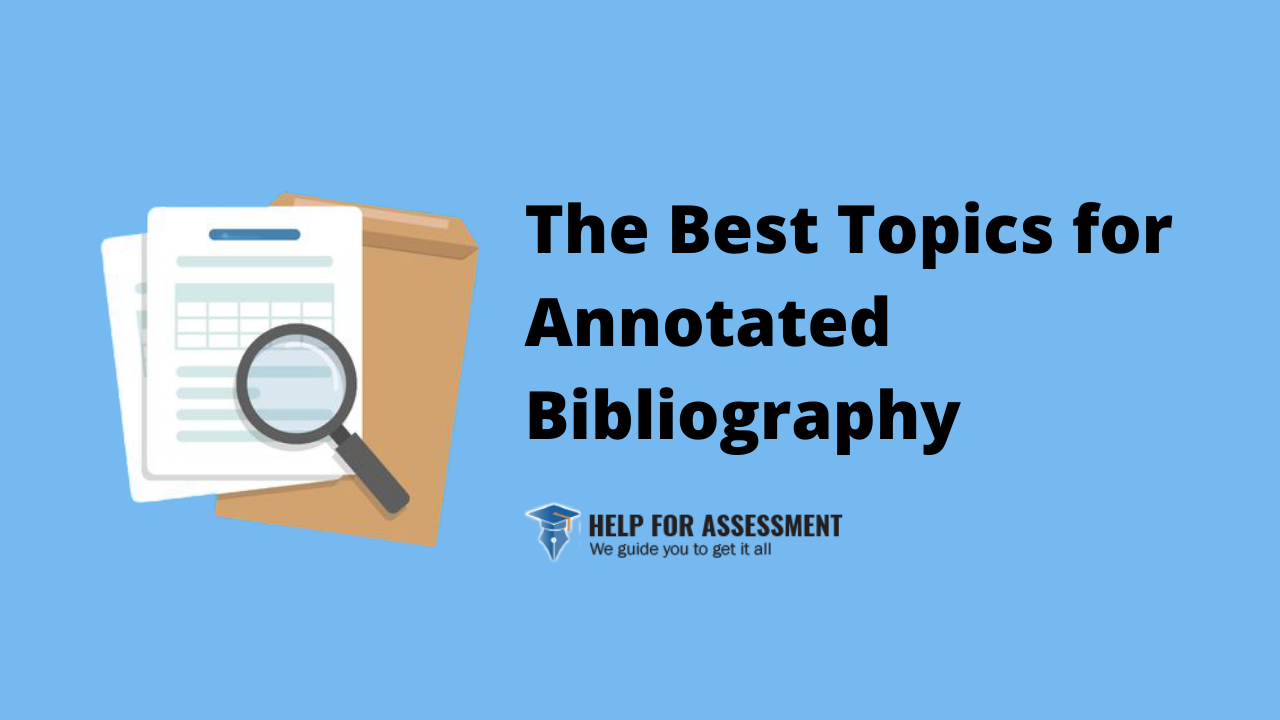 annotated bibliography topics list