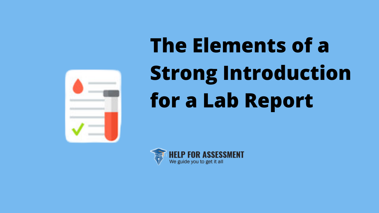 element for intro to lab report