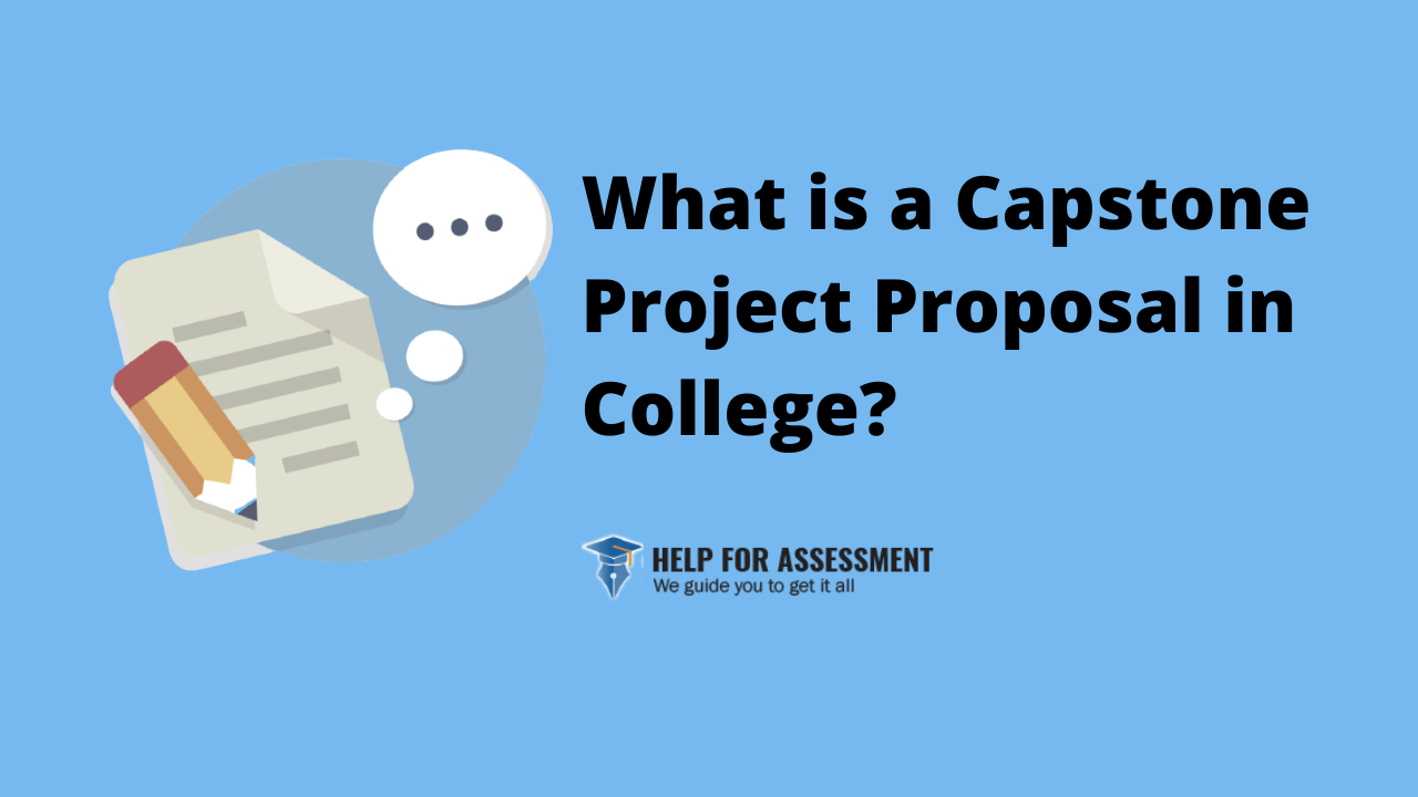 what is a capstone project proposal in college