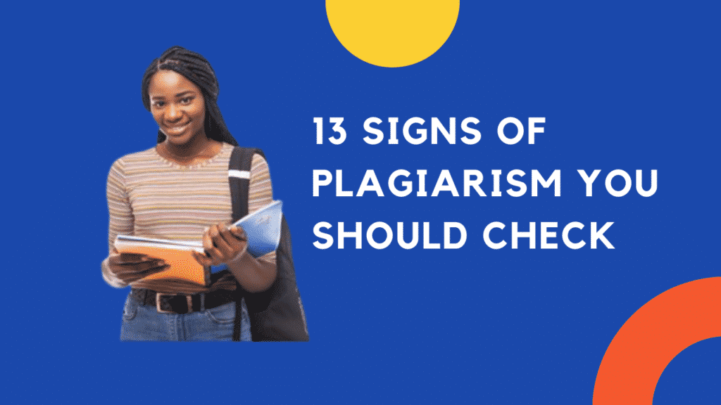 signs of plagiarism