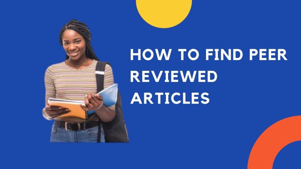 How to Find Peer Reviewed Articles