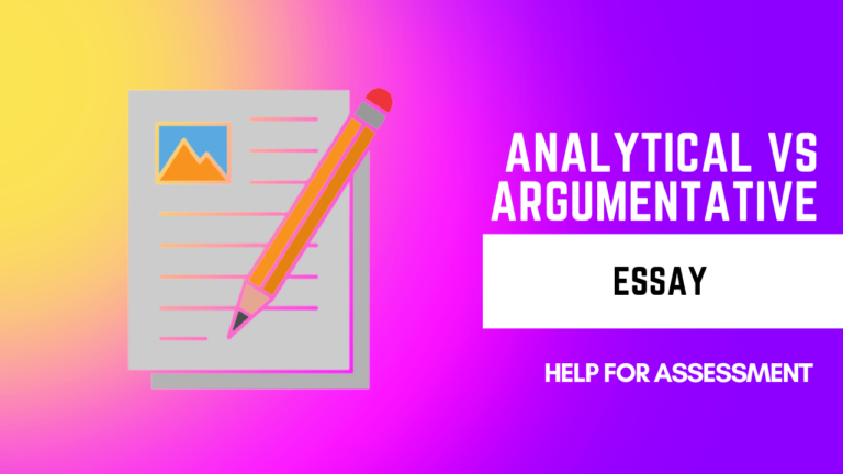 distinguish between argumentative essay and analytical essay