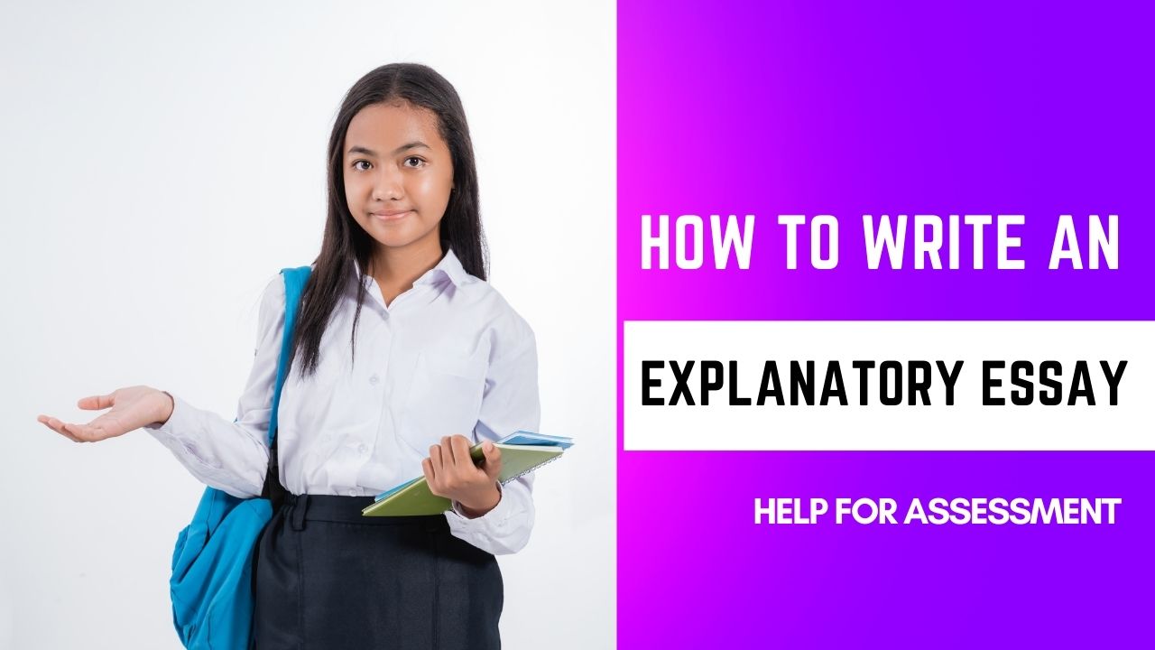 name all of the components of an explanatory essay