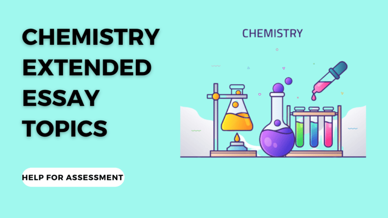 chemistry extended essay checklist