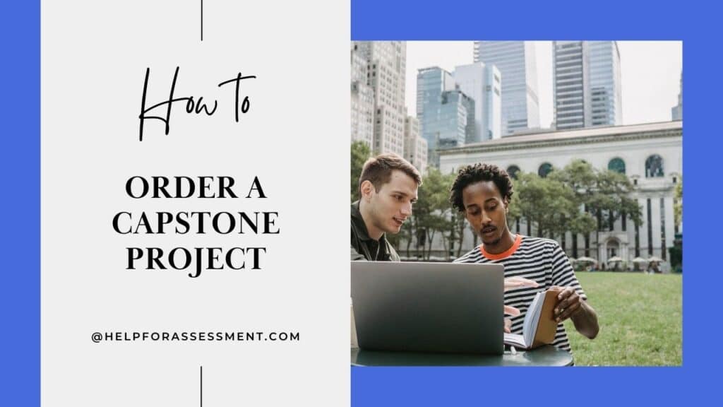 how to order capstone project