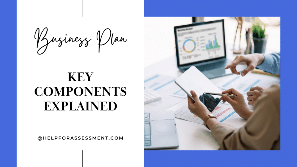 business plan parts